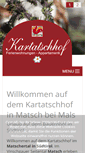 Mobile Screenshot of kartatschhof.it
